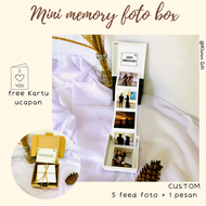 Kado Gift Mini Foto Box 6 Kotak / Hadiah Anniversary / Kado untuk Cowok Cewek