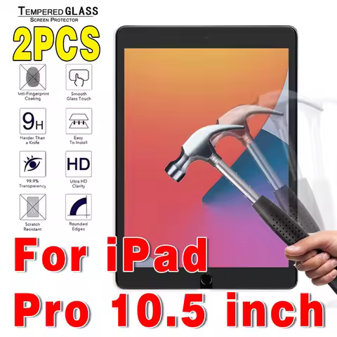 2 Pcs Tempered Glass for For iPad Pro 10.5 inch Tablet Screen Protector for Ipad Pro 10.5 A1701 A170