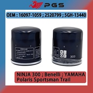 PGS 2PCS 5GH-13440-00 Oil Filter for YAMAHA Outboard Motorcycle ATV 4-stroke 9.9-115HP 3R0-07615-M 1