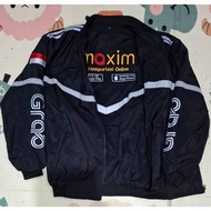 JAKET HITAM GRAB BOLAK BALIK MAXIM HITAM READY M, L, XL, XXL, XXXL, 4XL, 5XL, 6XL  ANTI AIR ANTI ANG