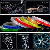 DAGLIGT Car Styling Bicycle Accessories MTB Bicycle Reflective Strip Bike Body Wheel Sticker Adhesive Tape Reflective Tape Fluorescent Bike Reflective Stickers