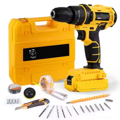Lithium Battery Machine Power Drills Cordless Drill Set Electrical Tool Kits