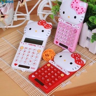 YVE Hello Kitty Calculator, Sanrio Push Cover Portable Calculator,  Learning Tool Cartoon Electronic