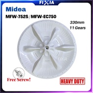 Heavy Duty Midea 330mm MFW-752S MFW-EC750 Washing Machine Pulsator 11 Gears 11z [Piring Mesin Basuh] (A64G11/2425) FIXIA