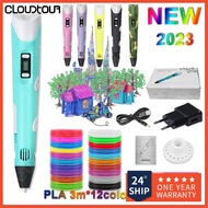 3D Pens Set 3D Printing Pen 3D Pen For Kids With 12 Colors PLA Filament DIY