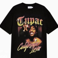 Kaos Baju TUPAC 2PAC AMARU SHAKUR Legend HIP HOP - Tshirt Vintage OVERSIZE Rap TEE ALL EYEZ ON ME pr