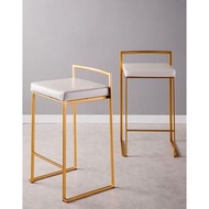 Atara - ISLAND BAR Chair Minimalist BAR Chair BAR Chair Luxury GOLD BAR Chair