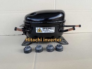 คอมเพรสเซอร์ตู้เย็น Hitachi inverter DZ90X1D(คอมพ์ใหม่มีน้ำมันพร้อมใช้งาน(อะไหล่ตู้เย็น)