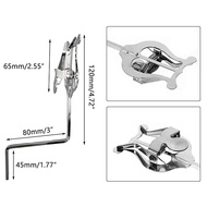 2X Nickel-Plated Saxophone March Lyre Sheet Music Clip Tenor Saxophone Silver