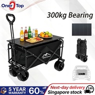 300L Outdoor Wagon Trolley camping car Foldable Trolley camping trolley Portable Shopping Trolley