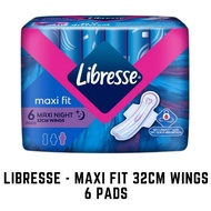 Libresse Maxi Night 32cm Wings [6 pads]
