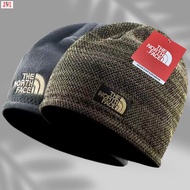The North Face หมวกหมวกไหมพรมกันหนาวสำหรับผู้ชาย,หมวกหัวกะโหลกหมวกกันความร้อนน้ำหนักเบาหมวกถักทรง Beanie สำหรับพักผ่อนกลางแจ้ง