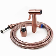 Biggers rose gold Color handheld stainless steel toilet bidet sprayer set 3 pcs With shower Hose