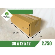 Combo of 60 carton boxes 36x12x12