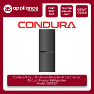 Condura 9.0 cu. ft. Home Ultima No Frost Inverter Bottom Freezer Two Door Refrigerator CBF253i