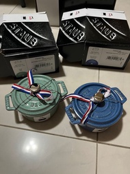 最新色 Staub 10cm mini cocotte sage 鑄鐵鍋
