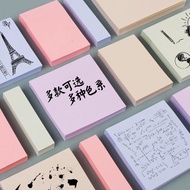 Sticky Note Sticky Note Strong Sticky Strip Students Use Note Sticker Full Note Paper Morandi Color 