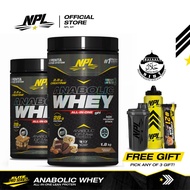 NPL Anabolic Whey gH 4lbs(1.8kg)2lbs(908g) Lean Muscle with Creatine Stack Halal Whey Protein
