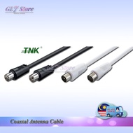 RF CABLE TV CABLE COAXIAL ANTENNA CALE AERIAL CABLE MALE TO MALE / MALE TO FEMALE PLUG 1.5 METER TNK ANTENNA CABLE