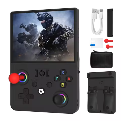 2026 Upgraded R36MAX2 Retro Handheld Game Console 4.5 Inch HD Screen 1024*768 Open Souce Portable Po