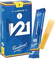 Vandoren CR813 Bb Clarinet V21 Reeds Strength 3; Box of 10