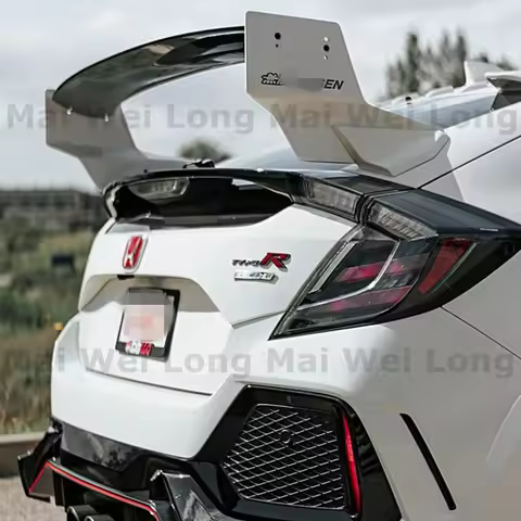 For Honda Civic 10th Spoiler Hatchback Civic 2016-2021 Fk4 Fk7 Fk8 Mugen Abs Spoiler Tail Jdm Modifi