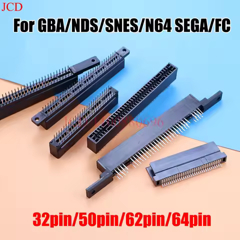 For N64 GBA NDS SFC SNES SEGA FC Game Card Slot Console Connector 64Pin 60Pin 62Pin 50Pin 32pin Game