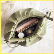 ♈ ۩ ﹊ DAPHNE Shoulder Bag Mini Pleated Western Style Cloud Bag