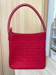 naturally jojo 紅色托特包 手提包 側背包 單肩包 red shoulder bag tote bag