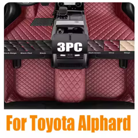 For Toyota Alphard Vellfire 30 40 RHD 2015 to 2024 AH30 AH40 Car Mat Waterproof Car Floor mats carpe