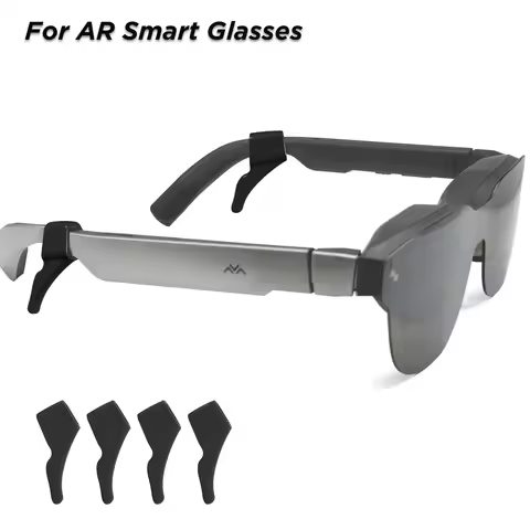 Ear Hook Grip For Ray-Ban Meta/RayNeo/Xreal Accessories, Anti-Slip Elastic Silicone Eyeglass Holder 
