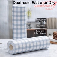 CHIHIRO1BFT8 1Roll/400Sheets Disposable Lazy Cleaning Rags, Non-woven Fabric Dry Wet Dual-Use One-Ti