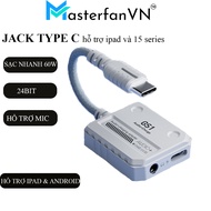 Jack chuyển đổi Plextone GS1 TypeC chia cổng sạc TypeC và tai nghe 3.5 hỗ trợ sạc 30W