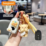 Soopsori For Toyota Vios 2024 Key Cover Yaris/ Vios/ Ativ 2019-2022 TPU Car Key Case Holder Vios 202
