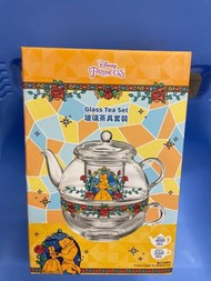 711 美女與野獸玻璃茶壺