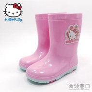 Hello Kitty 凱蒂貓 雨靴 童靴 雨鞋 童鞋 防水【街頭巷口 Street】KT715941F 粉色