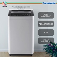 Panasonic NA-F80VB7HRT Top Load Washer  ( 8KG - 8.5KG ) Eco Aquabeat & Dancing Water Flow NA-F85S11 