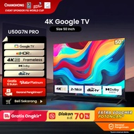 Google TV Changhong 50 inch Smart TV 4K UHD-HDR10+DBX Dolby Audio Google Assistant Netflix Youtube D