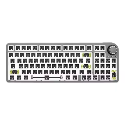 New 96 VN96 98% Rotary Knob 3 Mode Wireless Mechanical Keyboard kit hot swappable switch lighting ef
