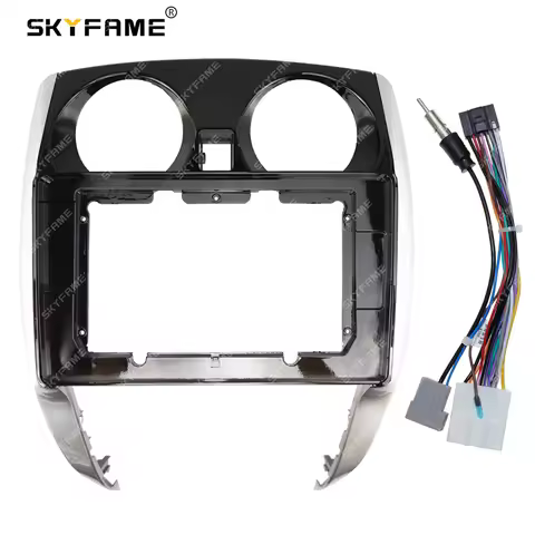 SKYFAME Car Frame Fascia Adapter Android Radio Audio Dash Fitting Panel Kit For Nissan Note Livina S