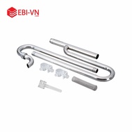 Fi12-fi16 stainless steel inout set with integrated gold filter 306 Small Stream | Used for fish tan