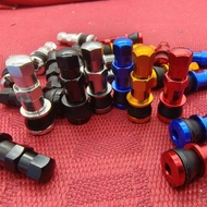4pcs Rays Aluminium Tyre Valve 50mm Sport Rim tayar vlave cap bezza alza myvi honda toyota