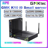 GMKtec K10 Intel 13th Core i9-13900HK Iris Xe Dual DDR5 3xM.2 2280 PCIe SSD 4x4/8K Display MINI PC S