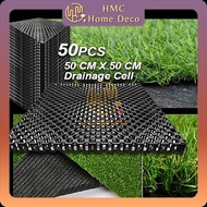 HMC [ WHOLESALE 50 PCS ]  50CM X 50CM DRAINAGE CELL SYSTEM REAL OR ARTIFICIAL GRASS GARDENING TOOLS 