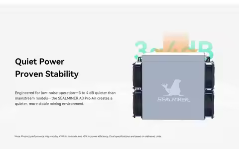 Bitdeer SEALMINER A3 Pro 290T Air Cooling 3625W 12.5J SHA-256 BTC Miner Mining BTC BCH A3 Pro A2 226