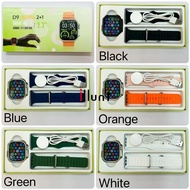 Smart Watch D9 Ultra 2/7+1 New Waterproof IP67 2.3 HD Screen 49mm BT Call Smart Watch With Heart Rat