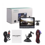 C8 3 LensVehicle Car DVR Dash Cam Rearview กล้องติดรถยนต์ 3 เลนส์ กล้องหน้า/กล้องภายในรถ และพร้อมกล้