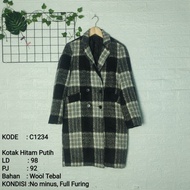 Coat, Long Coat Wool Preloved 048