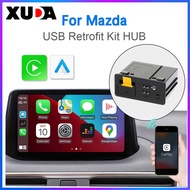 XUDA Wired Apple CarPlay Android Auto USB Adapter Hub for Retrofit Mazda 2 3 6 Mazda CX5 CX3 CX9 MX5