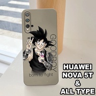 G47 - HUAWEI NOVA 5T Silicone - HUAWEI NOVA 5T pro camera Softcase - YOUNG GOKU Motif - Flexible rub